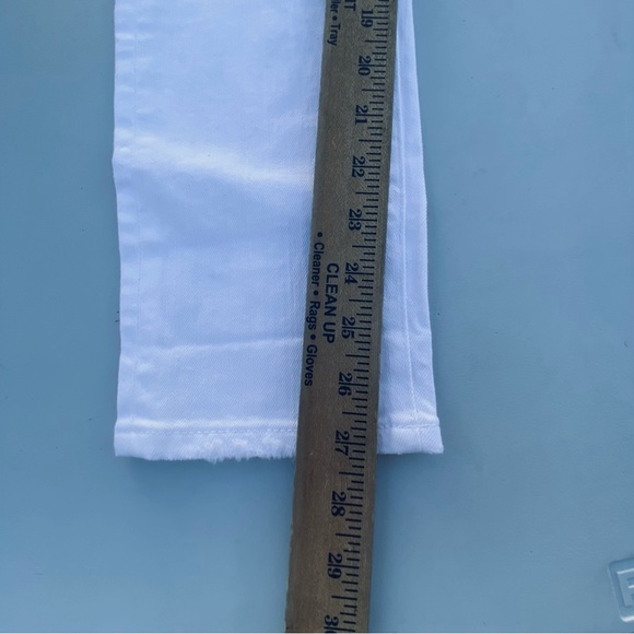 AG Ex-Boyfriend Slouchy Slim Crop Jeans 1 Year Base White Size 24 00 - Picture 10 of 16